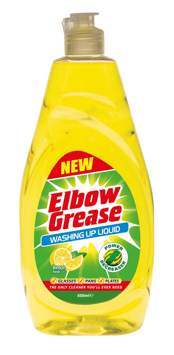 Elbow grease uppþvottalögur sítrónu 600ml
