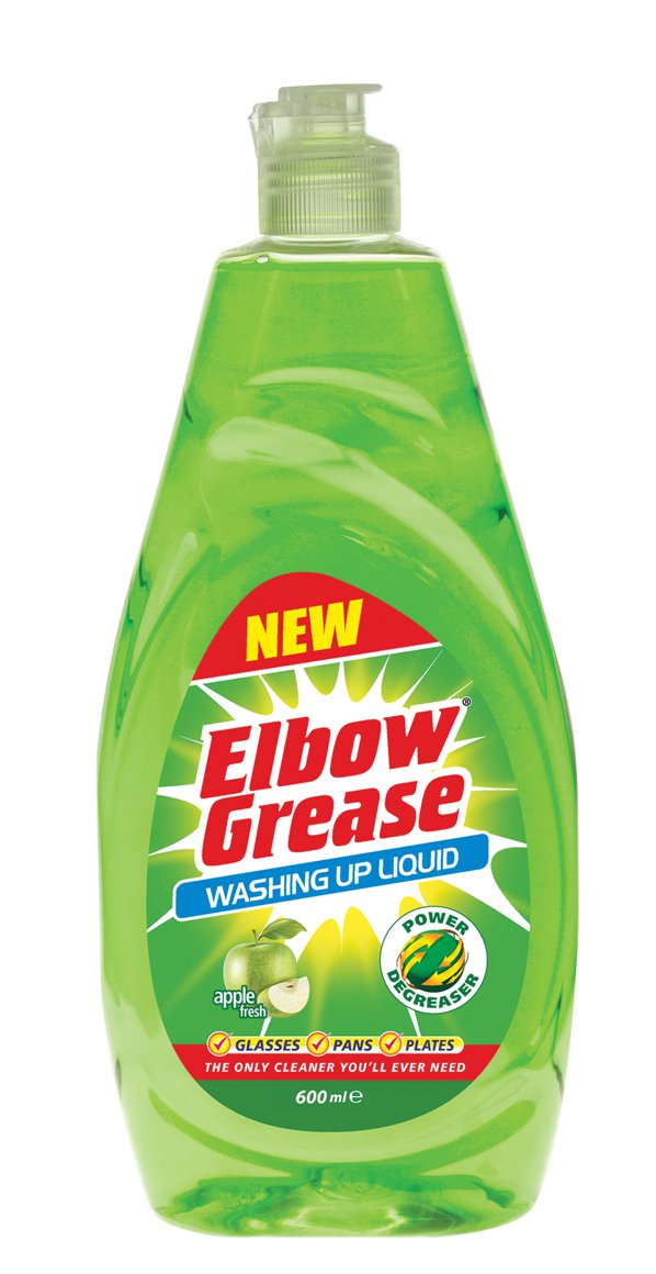 Elbow grease uppþvottalögur epla 600ml