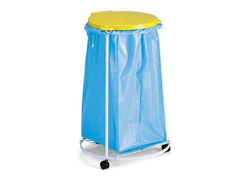 Filmop sorppokagrind með gulu loki 70l