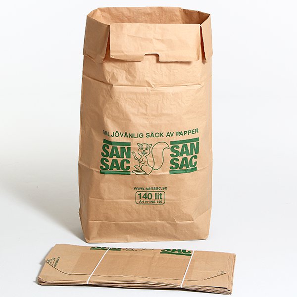 Bréfpokar f/lífrænt sorp 140ltr 20stk í búnti
