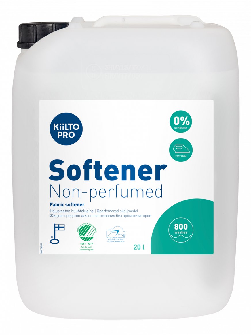 Kiilto Pro Soft Pure mýkingarefni ilmefnalaust S 20l