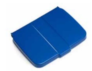 Filmop lok fyrir ruslagrind á Alpha blátt