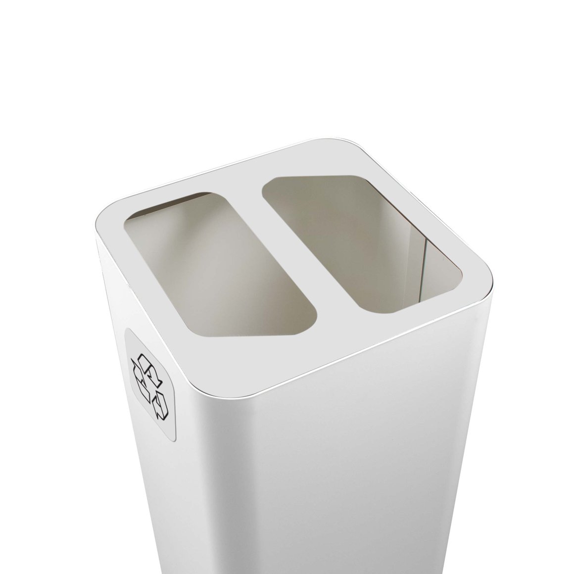 Stil Casa 2falt lok á PU140, hvítt