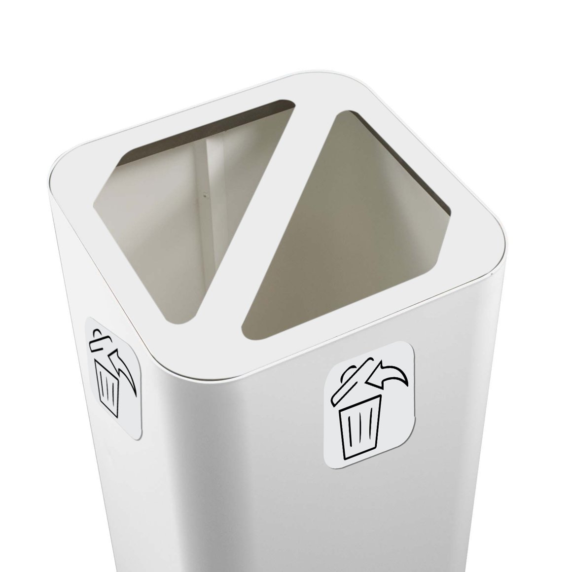 Stil Casa 2falt lok á PU180/240, hvítt