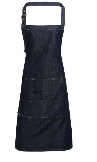 Svunta með smekk með 4 vösum blá