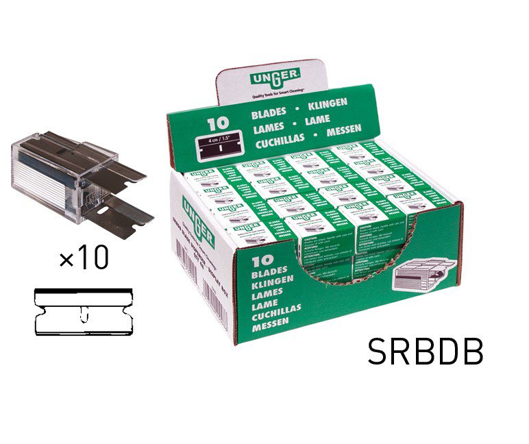 Unger glersköfublöð 4 cm 10 stk