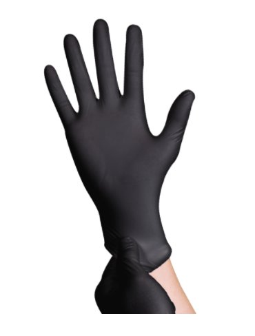 RV Top Glove nitrile hanskar svartir XL 100stk